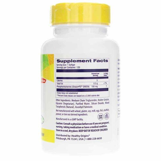 Sunflower PS Phosphatidylserine 100 Mg, HLO